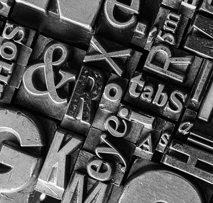 Choosing the right typography